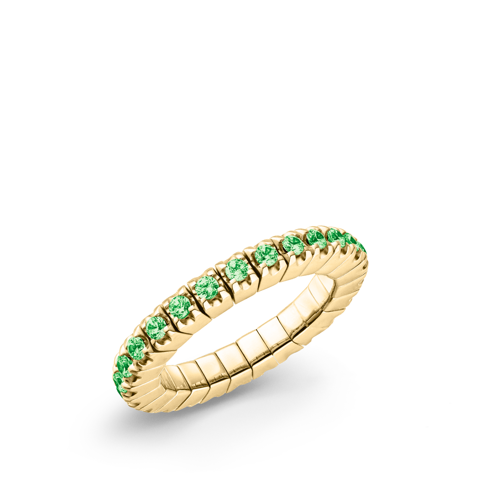 DAZZLING-COLORS FLEX Ring 2.5 mm vergoldet
