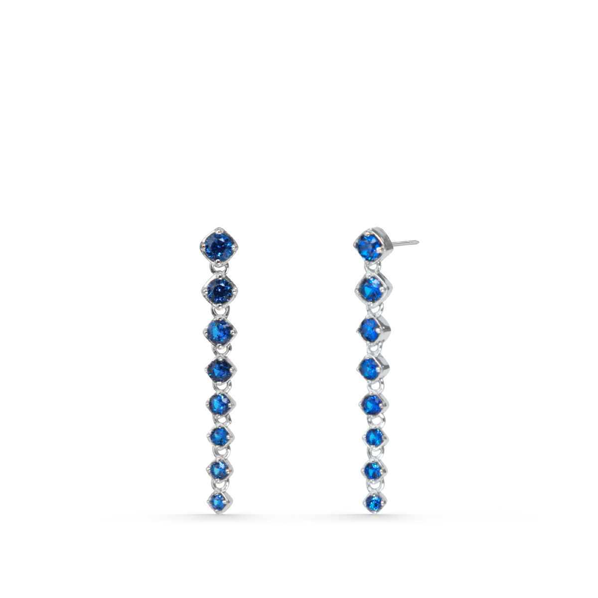 DAZZLING-COLORS Flex Ohrhänger 3,0-1,8 mm Saphire Blue