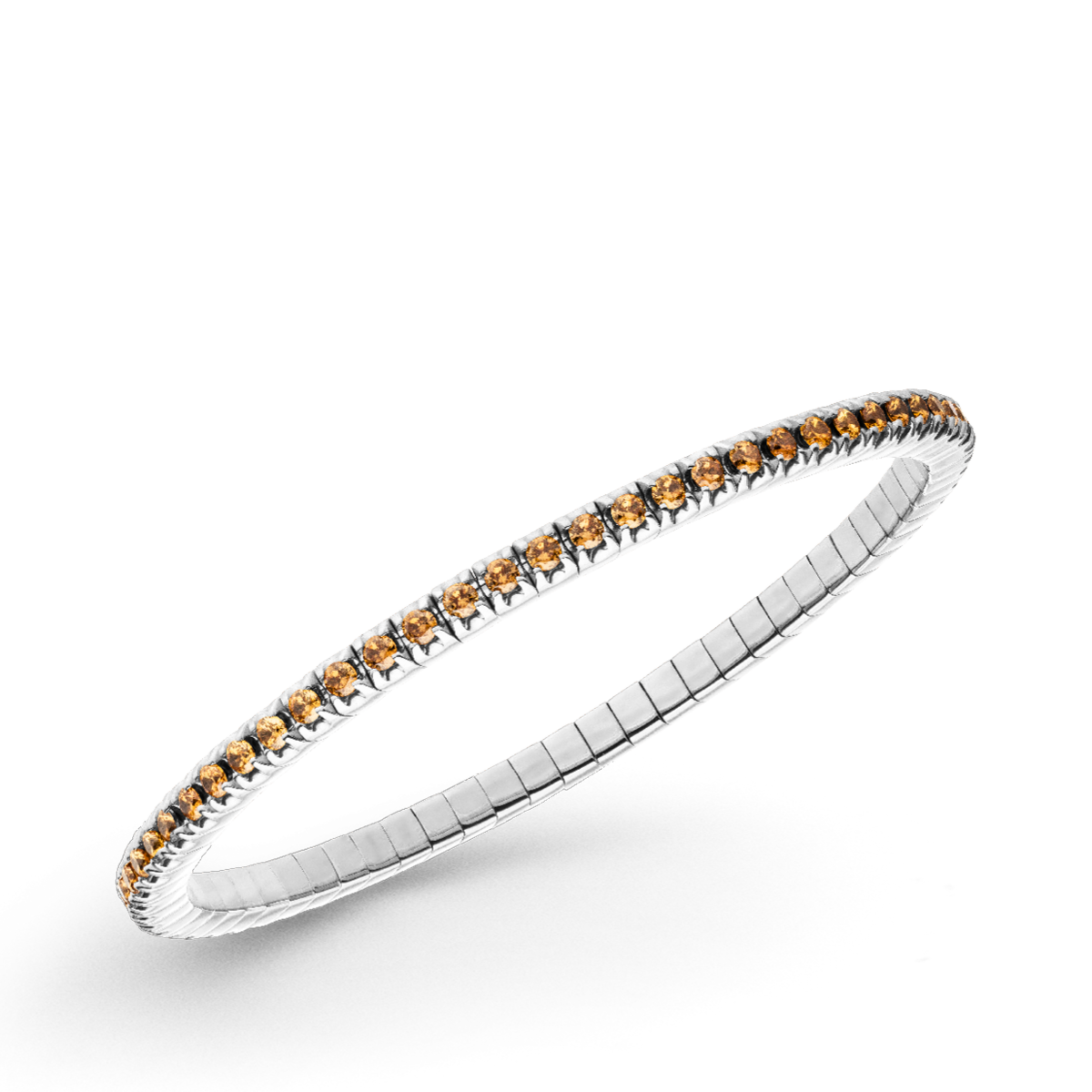 Dazzling Diamonds Flex Bracelet 2.3 mm Coffee